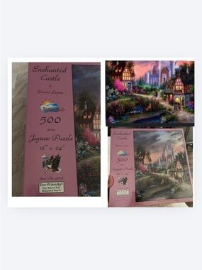 Enchanted Castle 500pc Jigsaw Puzzle by Dennis Lewan.